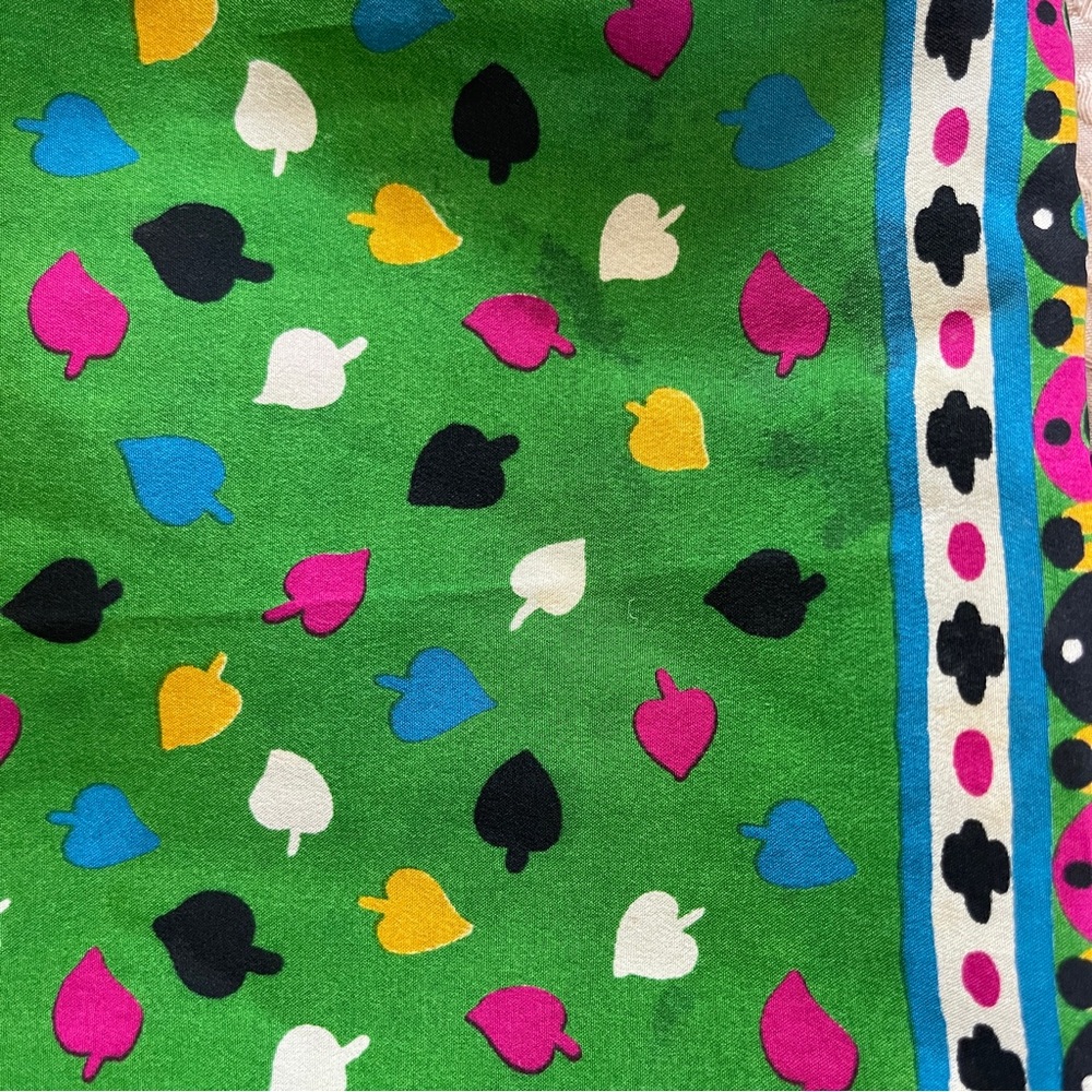 YVES SAINT LAURENT YSL 100% Silk Scarf - Picture 4 of 4